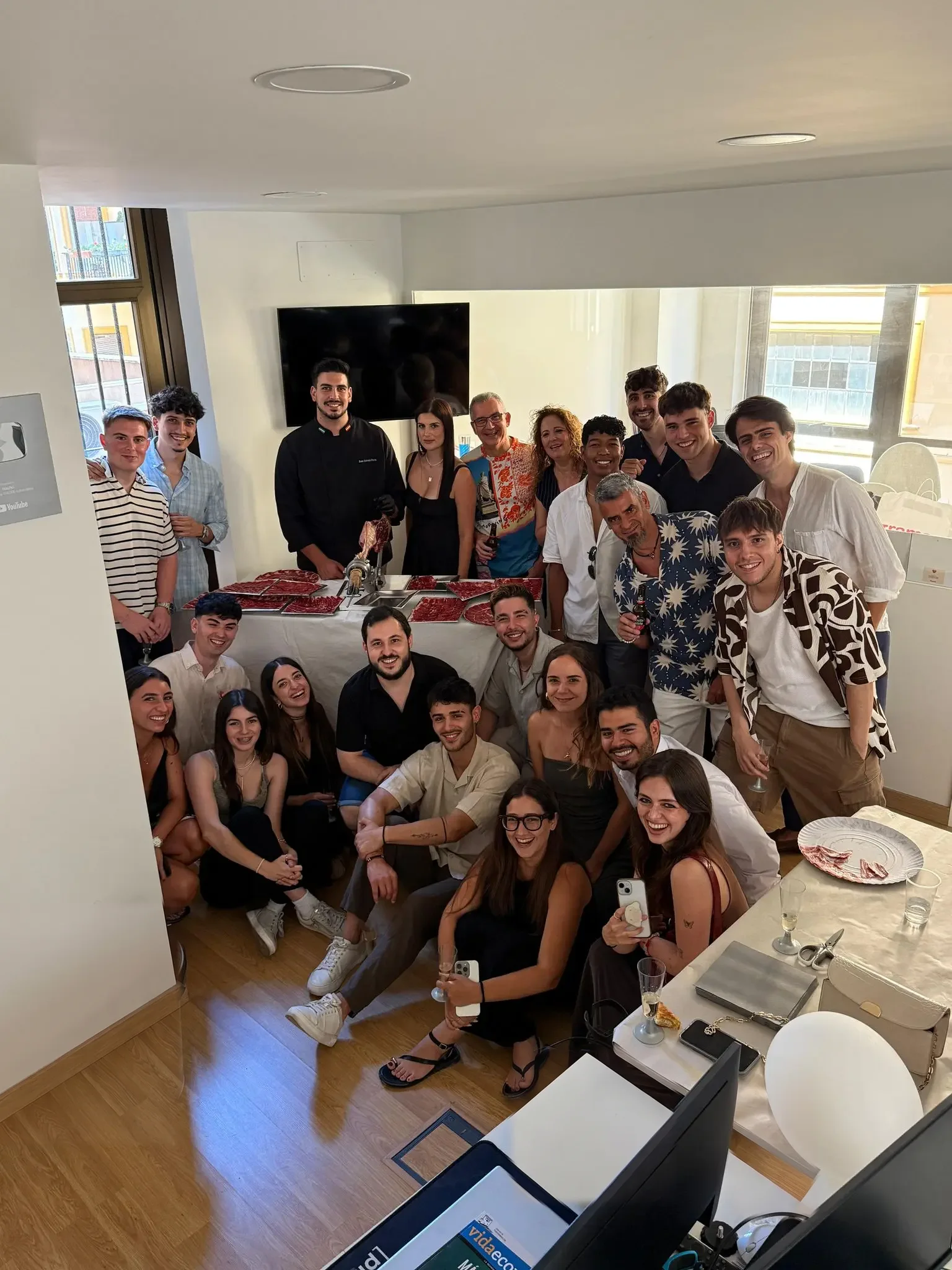 The TuManag3r team gathered at the office in 2025
